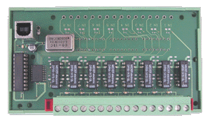 8-Channel USB card USBREL8