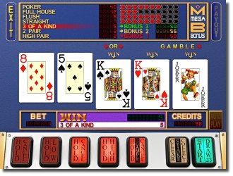 MegaBonus - VideoPoker Geldspielautomat